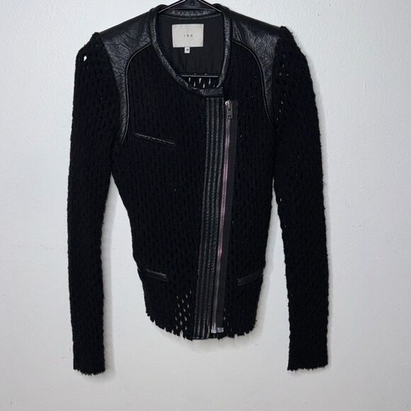 Iro lina knit wool-blend jacket Women’s size 36 - Picture 11 of 14